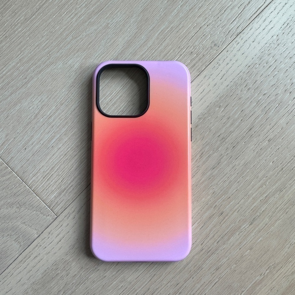 Pink Aura IPhone 15 Pro Max Case